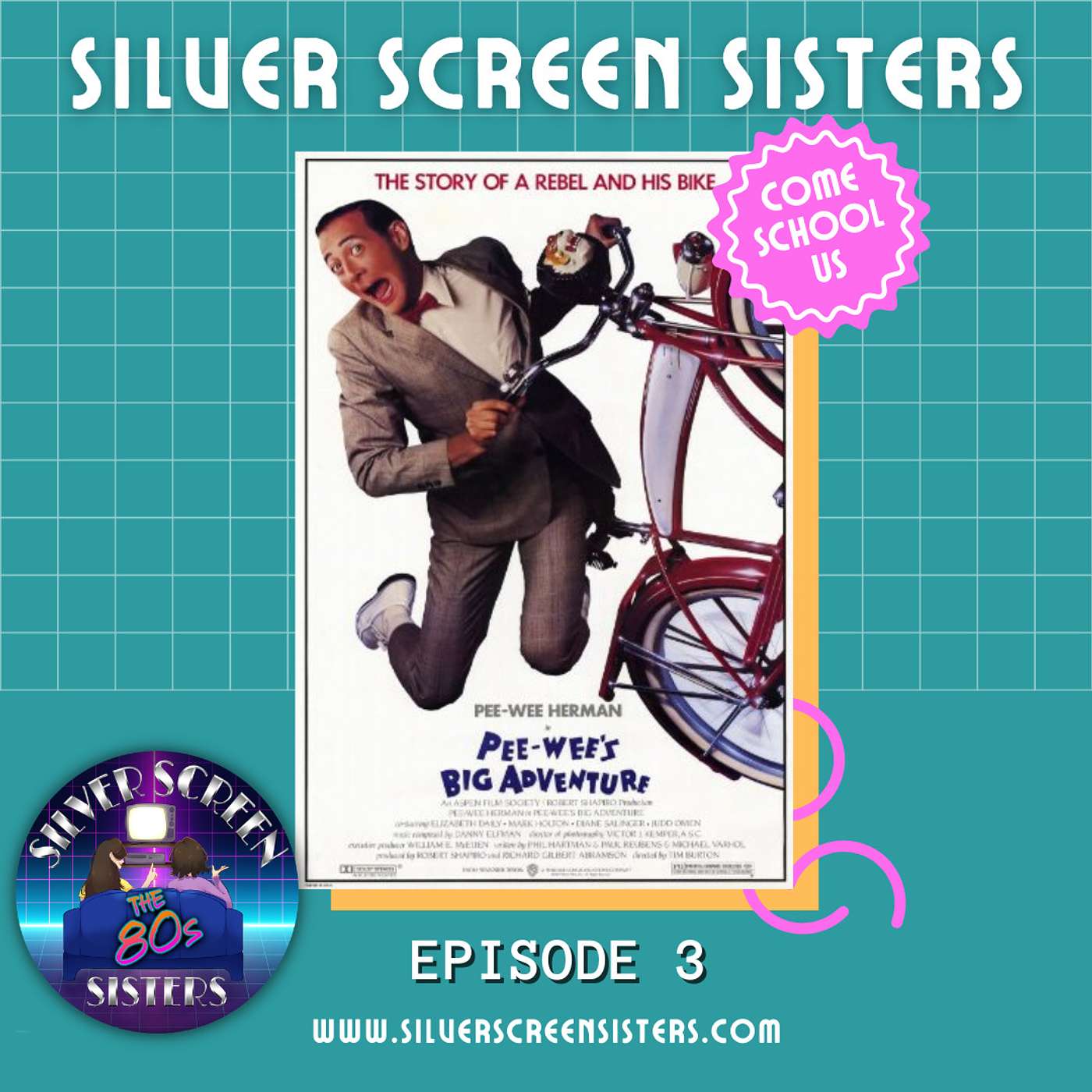 Episode 3 – Our first time watching Pee-wee’s Big Adventure